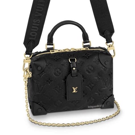 louis vuitton petite malle bag in noir|louis vuitton small shoulder purse.